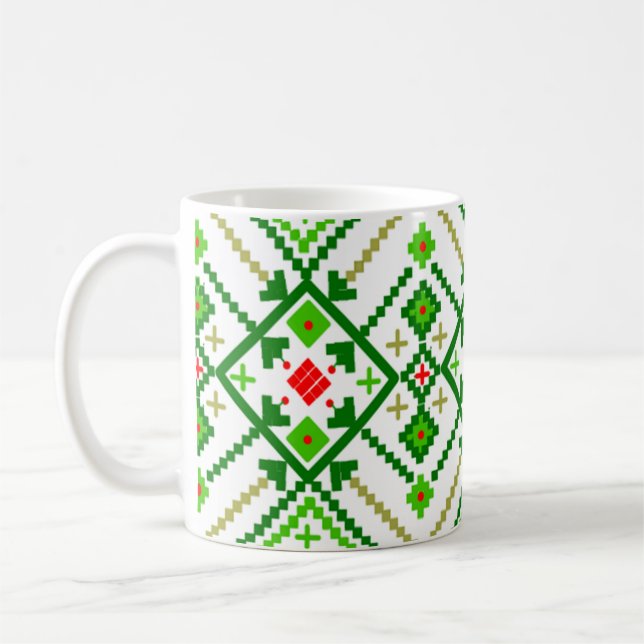 Mug L'art populaire ukrainien inspiré (Gauche)