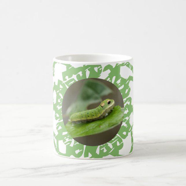 Mug Larva de la chenille papillon (Centre)