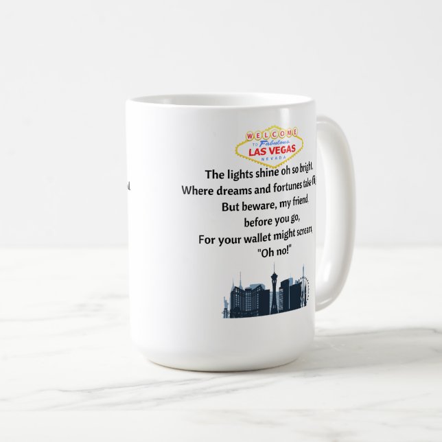 Mug Las Vegas (Devant droit)