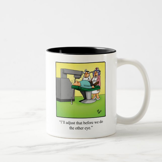 Mug laser Médicale amusant (Droit)