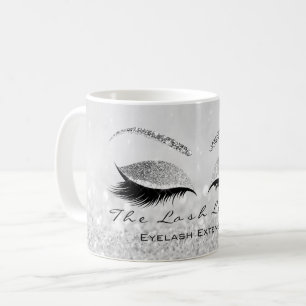 Mug Lashes Extension Beauty Studio Silver Grey Parties