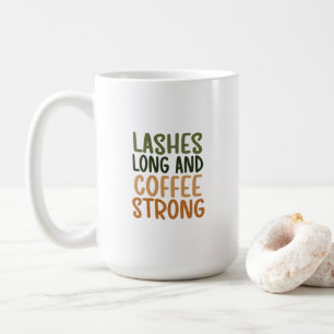 Mug - Lashes Long And Coffee Strong