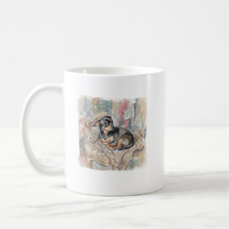 Mug L'Assassin Miniaturisé : Terrier Jouet à l'Aquarel