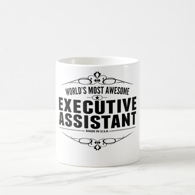 Mug L'assistant exécutif le plus impressionnant du (Centre)