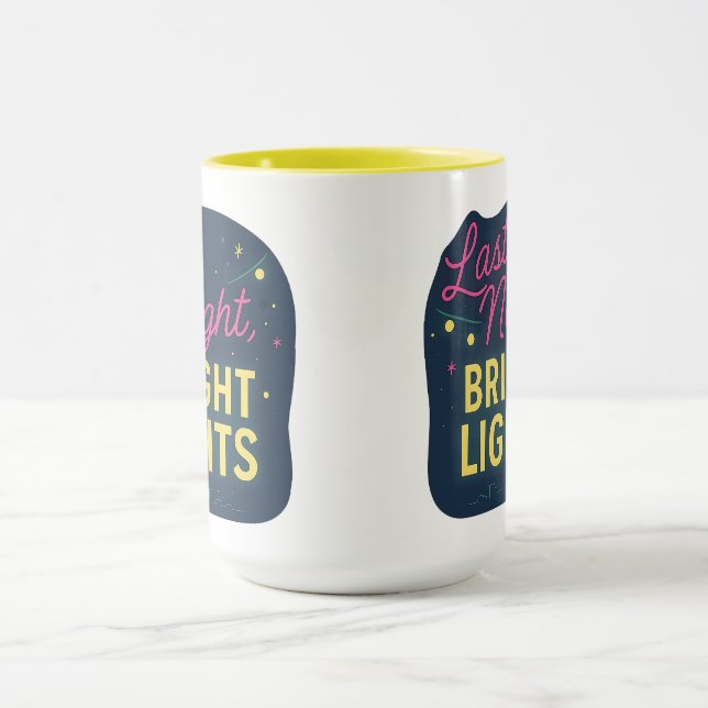 Mug Last Night, Bright Lights | Halloween Gifts (Centre)