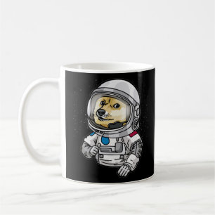 Mug L'astronaute Chien grimpe dans l'espace Chien