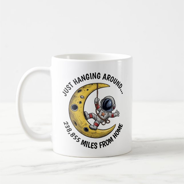 Mug L'astronaute sur la Lune (Gauche)