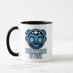 Mug L'astronaute zombie va bien