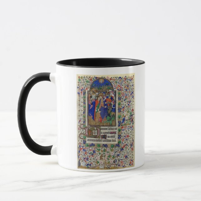 Mug Lat 1156 f.133 le baiser des judas, des heures o (Gauche)