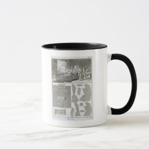 Mug L'atelier et les motifs d'un tailleur, du 'Encycl