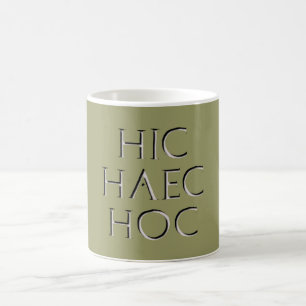 Mug latin hoc de Latein de haec hic