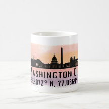 Latitude et longitude de la ligne Skyline de Washi