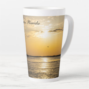 Mug Latte Destin Sunset Et Hélicoptères