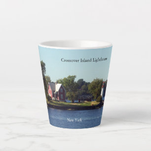 Mug latte du phare de Crossover Island