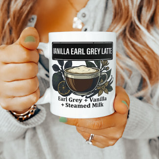 Mug Latte Earl Grey Vanille Recette de Cuisine