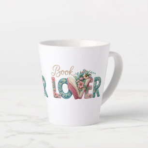 Mug Latte Pastel Amateur de Livres
