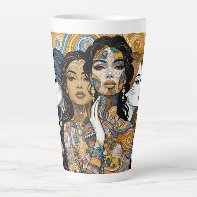 Mug latte "Rayon unifié" (Devant)