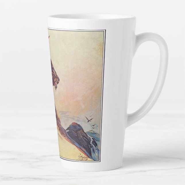 Mug Latte Reunion Famille Monahan (Droite)