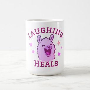 Mug Laughing Heals Cute Llama