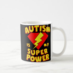 Mug L'autisme est mon super-pouvoir Superhero Autisme