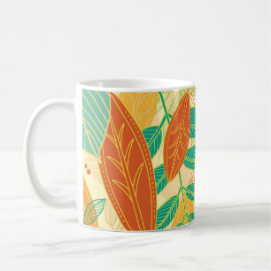 Mug L'automne laisse un Motif sans couture