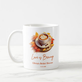Mug L'automne L'amour Est En Train De Se Préparer Café