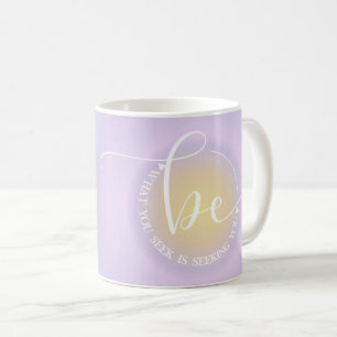 Mug Lavande De Devis Inspirationnelle Moderne À La Rec