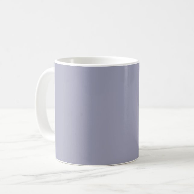 Mug Lavande en clair de couleur solide (Devant gauche)