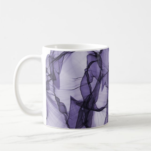 Mug Lavande feutrée design élégant (Gauche)