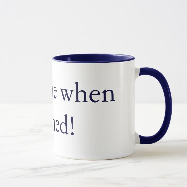 Mug Lave-moi quand tu as fini ! Dessins De Ché Dean (Droite)