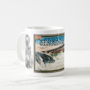 Mug LAVE-PAROLE vintage. CARTE POSTALE COULEUR