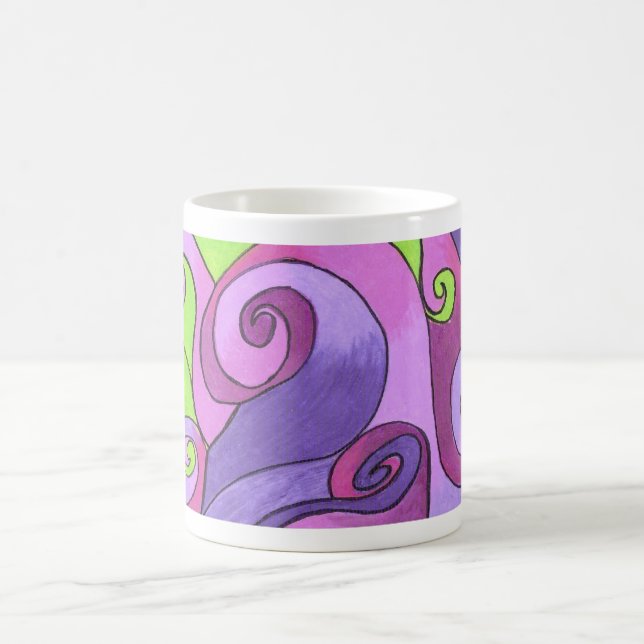 Mug - Lavendar Waves (Center)