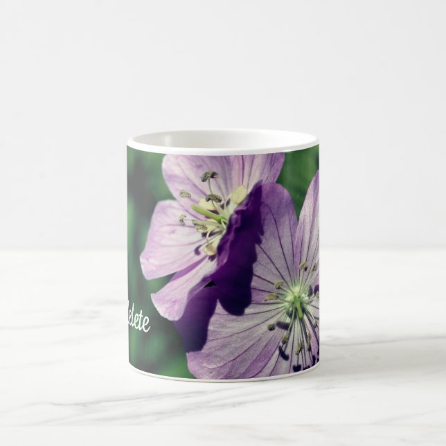 Mug Lavender Flower Twins Personalized (Centre)