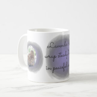 Mug Lavender Watercolor Labrador Retriever Custom Name