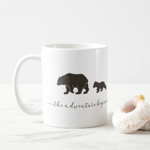 Mug L'aventure commence maman et bébé ours