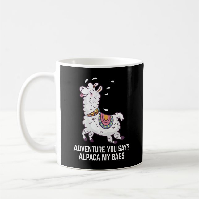 Mug  L'Aventure Que Tu Dis ? Alpaca Mes Sacs (Gauche)