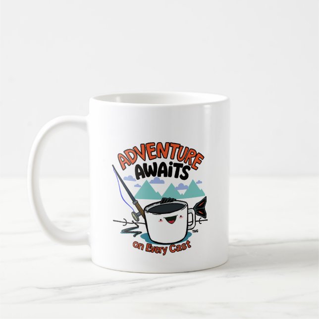 Mug L'aventure vous attend à chaque lancer (Gauche)