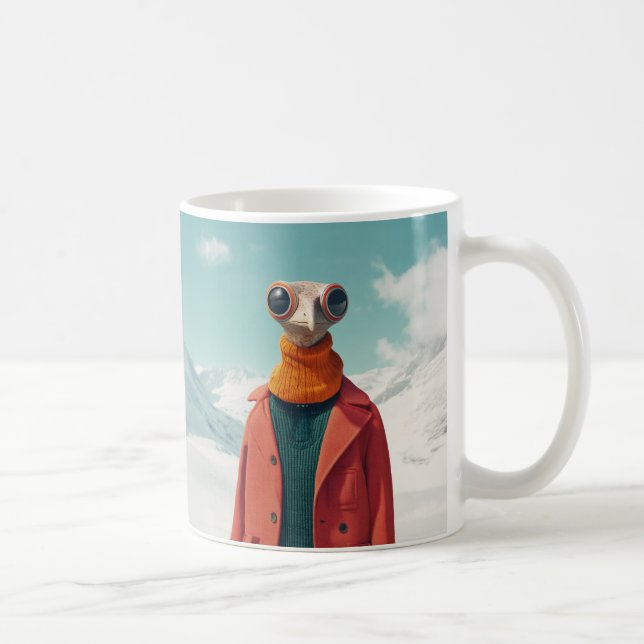 Mug L'aventurier avien élégant (Droite)