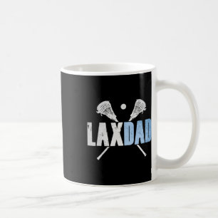 Mug Lax Papa Lacrosse Joueur Père Entraîneur Lax Bâton