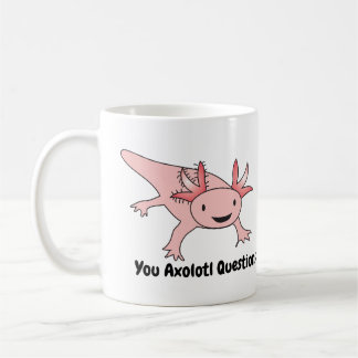 Mug L'Axolotl interroge drôle mignon