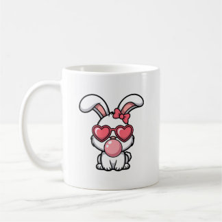 Mug layful Kawaii Rabbit with Bubblegum Bubble