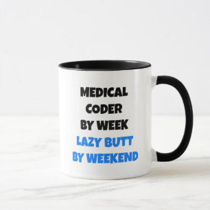 Mug Lazy Médicale Coder