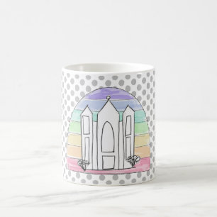 Mug LDS Salt Lake City Temple de soleil couchant arc-e