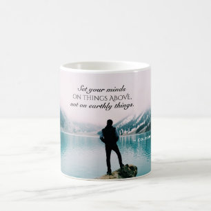 Mug Le 3:2 de Colossians a placé vos esprits sur des
