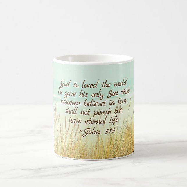 Mug Le 3h16 de John pour Dieu a ainsi aimé le monde, (Centre)
