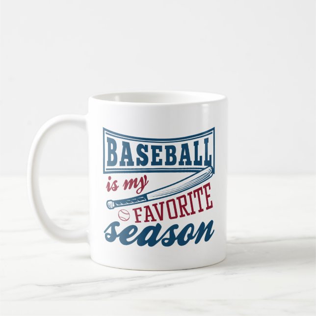 Mug Le Baseball Est Ma Saison Préférée (Gauche)