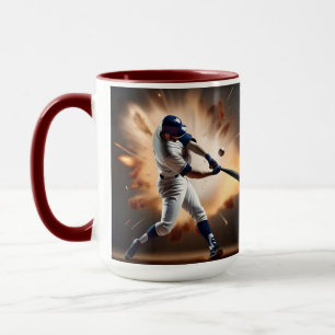 Mug Le Baseball Super Jouer À La Course À Domicile,