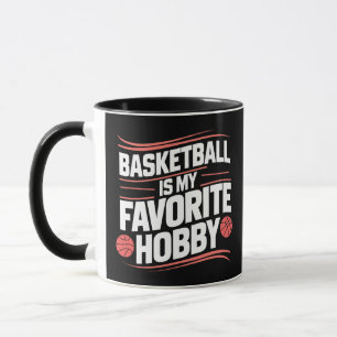 Mug Le basket-ball est mon passe-temps préféré, les mu