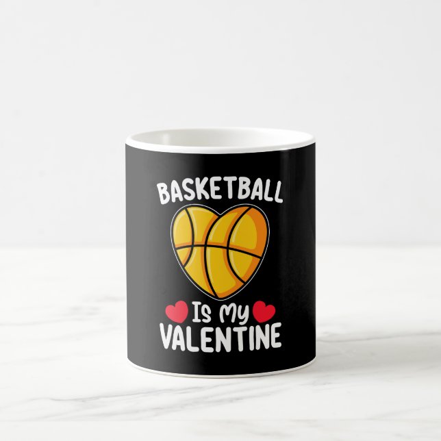 Mug Le Basket Est Mon Sport De Saint Valentin (Centre)