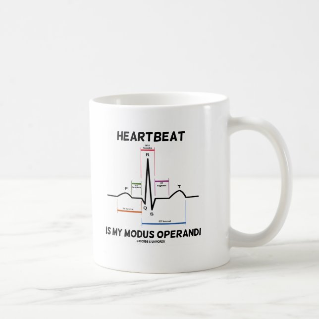 Mug Le battement de coeur est mon mode de (Droite)